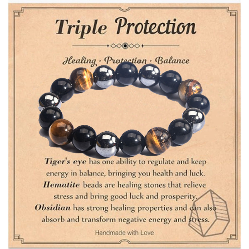 High Quality Tigereye Stone Ornament Hand Bracelets