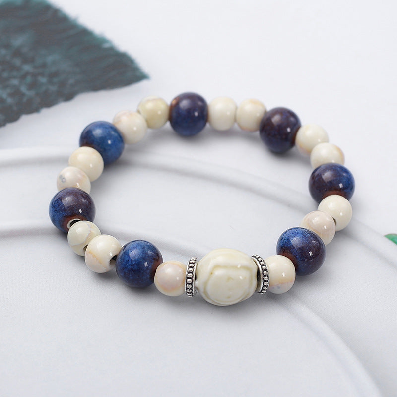 Retro Ethnic Style Niche Ceramic Female Bracelet
