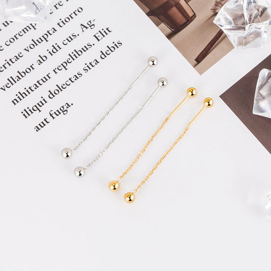 Screw Twist No Need To Take Off Simple Tassel Trendy Earrings