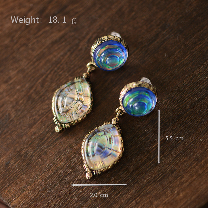 Antique Style Fairy Niche Design High Class Elegant Earrings