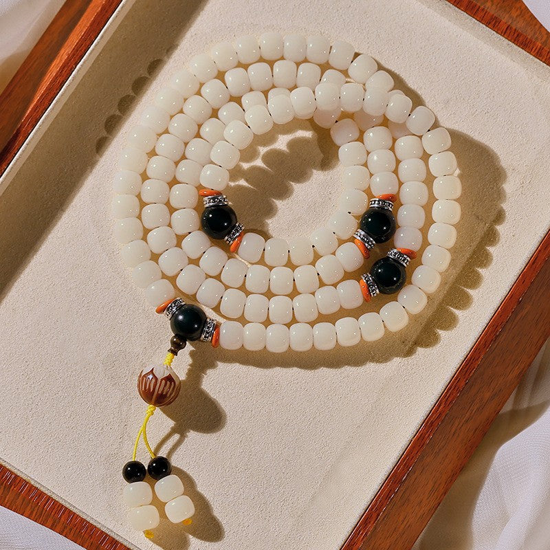 Jade Bodhi Design Buddha Beads Pliable Temperament Hand Toy Seed Bracelet