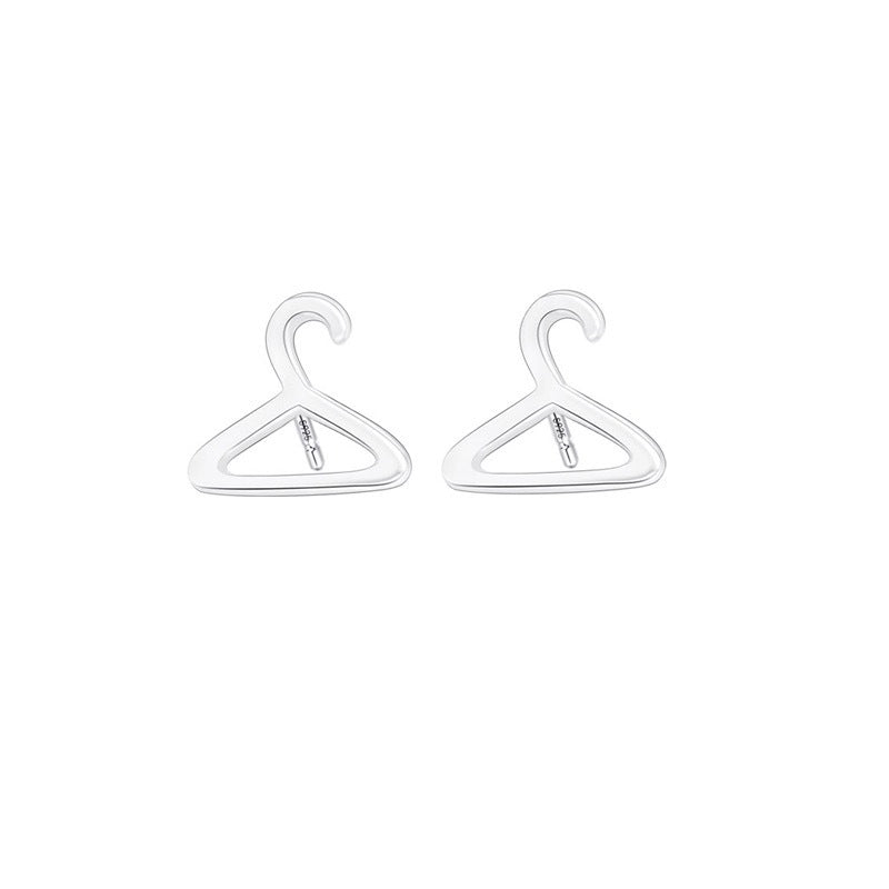 Cute Mini Hanger Minimalist Design Creative Earrings