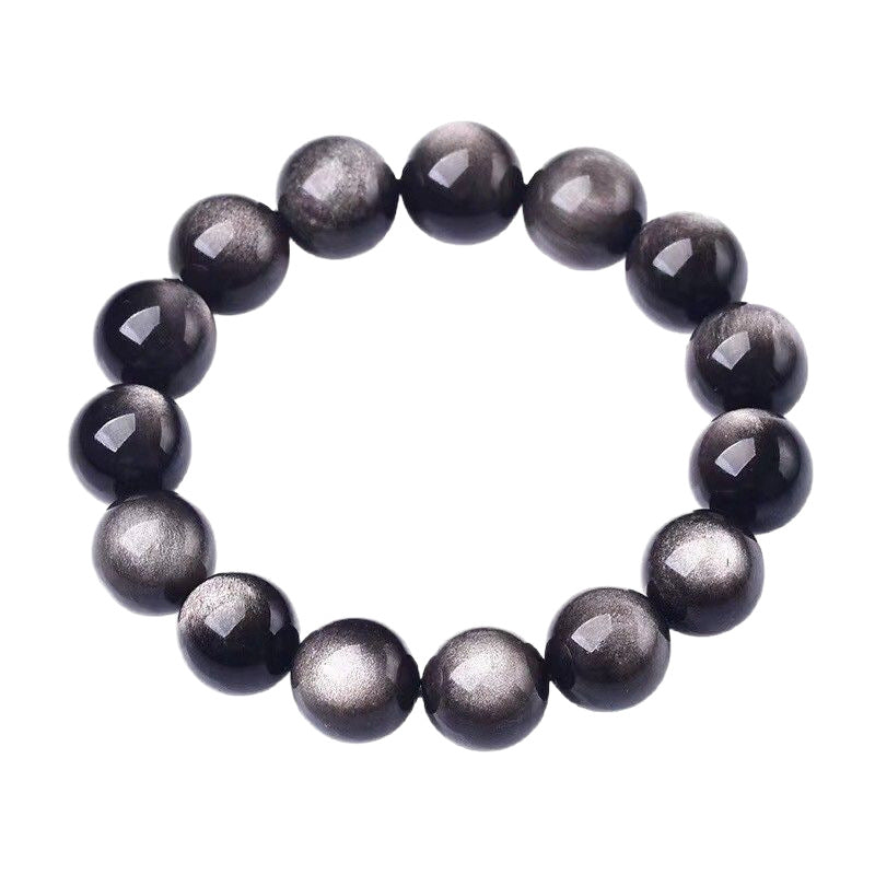 Women's & Men's Sier Stone Fashion National Auspicious Beast Gold Lion's Head Light Bracelets