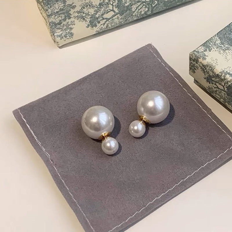 Women's Sier Pearl Light Luxury High Sense Niche Versatile Ear Line