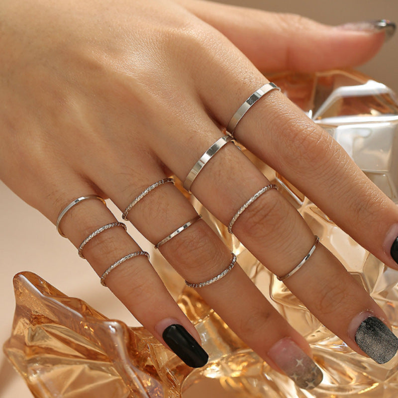 Alloy Suit Creative Simple Retro Pcs Rings