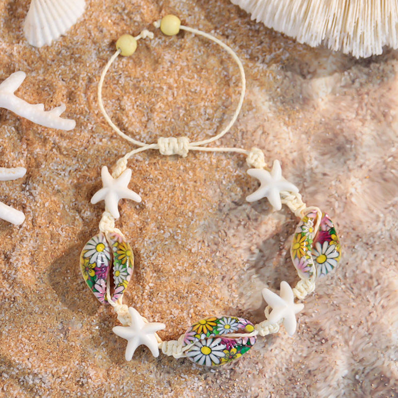 Holiday Ocean Style Cartoon Shell Design Starfish Necklaces
