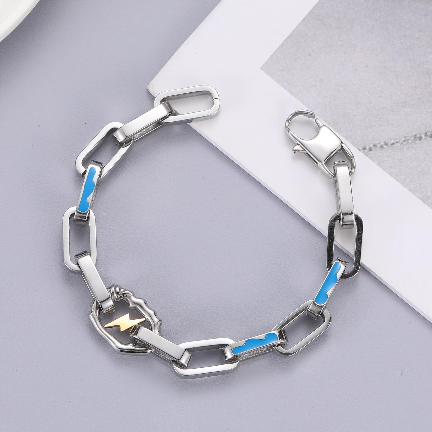 Thick Type Design High-grade Boys Hip Bracelets