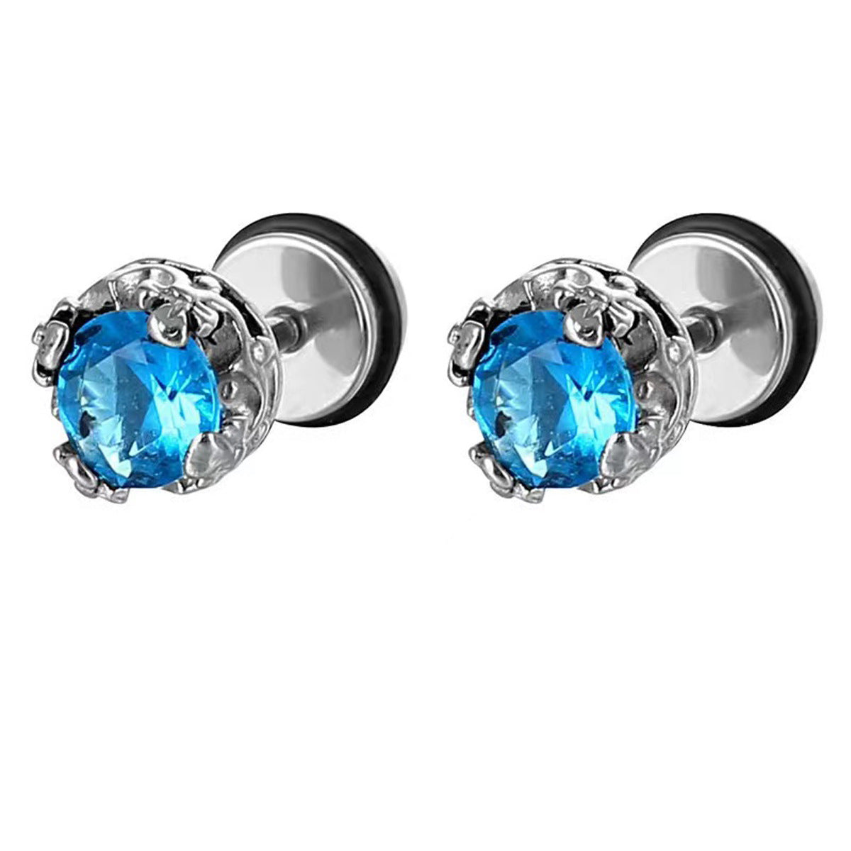 Vintage Zircon Simple Fashion Style Personality Earrings