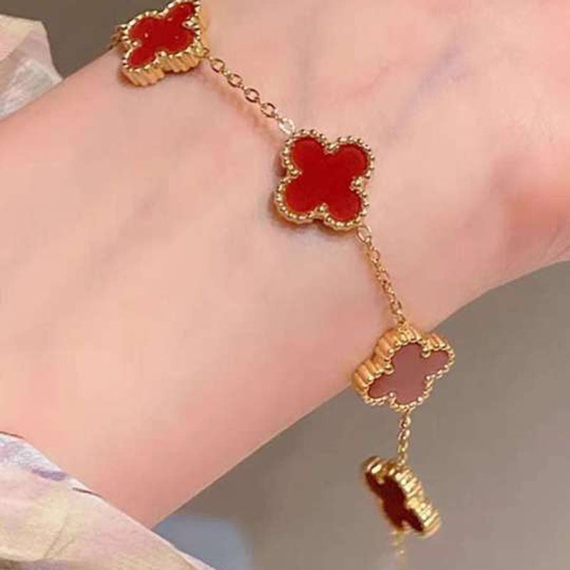 Women's Flower Zircon Super Flash Temperamental Light Bracelets