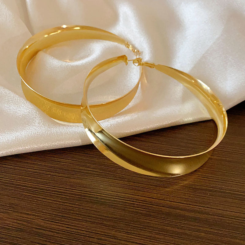 Needle Round Metal Simple Ear Niche Temperament Frosty Style Light Bracelets