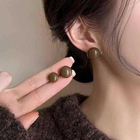 Women's High-grade Steamed Bread Bead For Simple Earrings