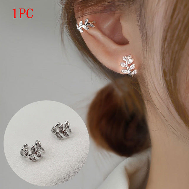 Leaves Ear Clip Adjustable Super Mori Earrings