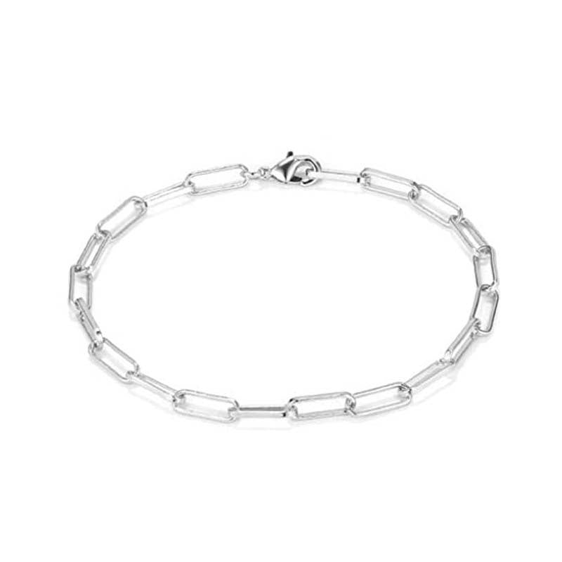 Curved Cross Clip Chain Simple Splendid Necklace