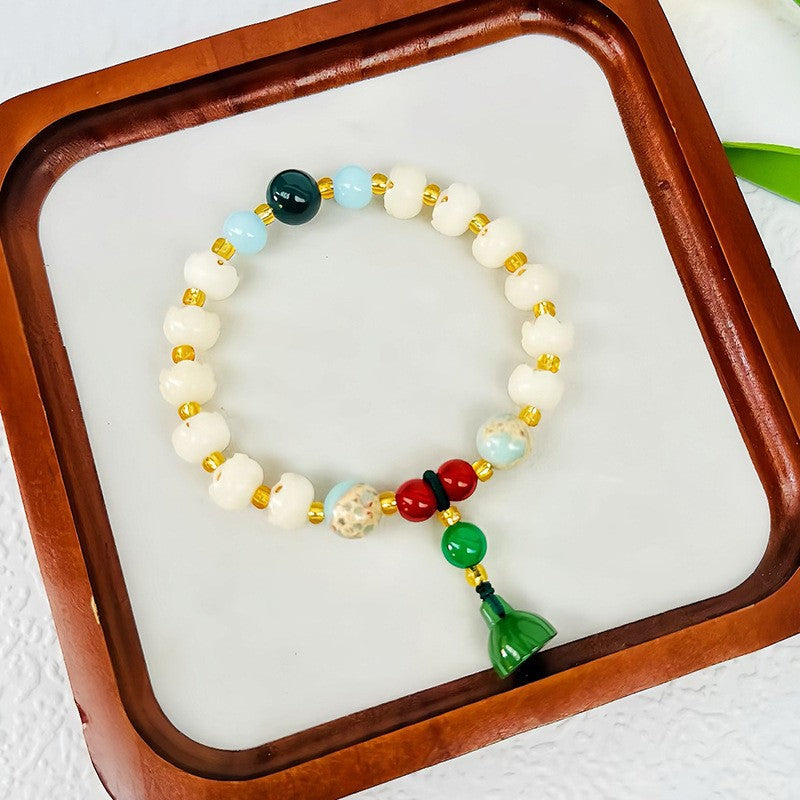 Tung Flowers Cardamom Grape Cluster Bodhi Hand Pieces Nerium Oleander Bracelet