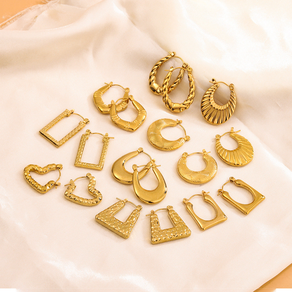 Luxury High Sense Titanium No Fading Ear Earrings