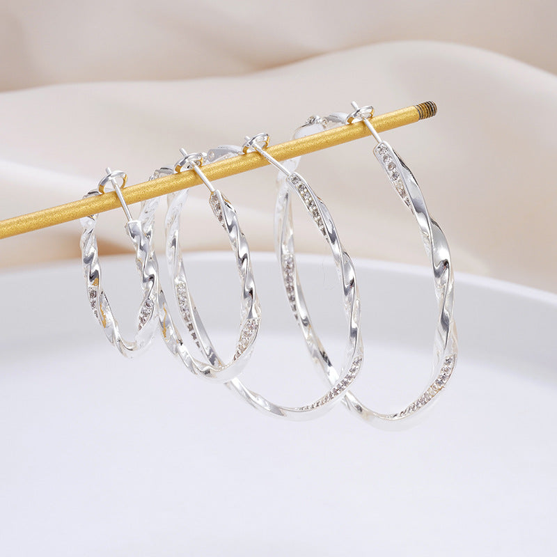 French Fashion Retro Aloofness Style Peach Earrings