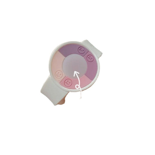 Cartoon Soft Rubber Uv Sensitive Color Changing Strength Wrist Bracelet