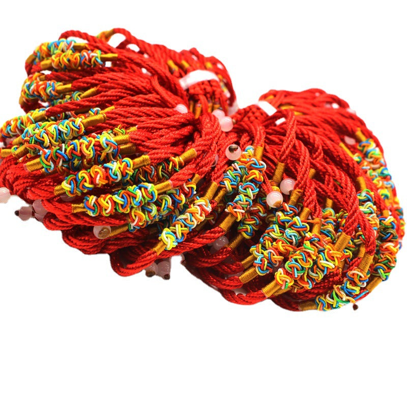 High School Entrance Examination College Small Gift Hand-woven Gold Bracelets