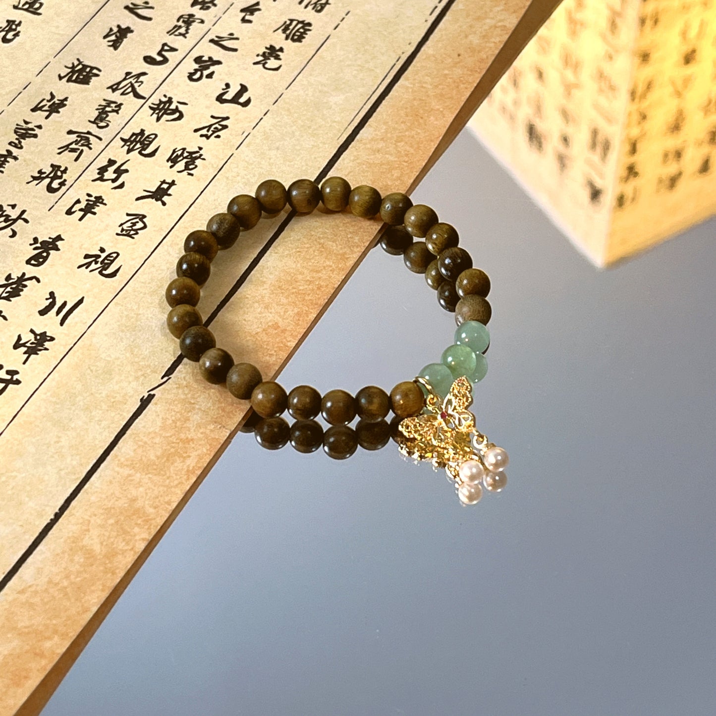 Women's & Men's Wooden Buddha Beads Bodhi Couple Sandalwood Ethnic Style Bracelet