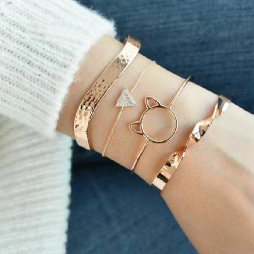 Glamorous Graceful Stylish Simple Versatile Watch Jewelry Set