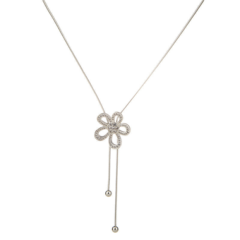 Pull Light Luxury High-grade Versatile Niche Elegant Adjustable Clavicle Necklace