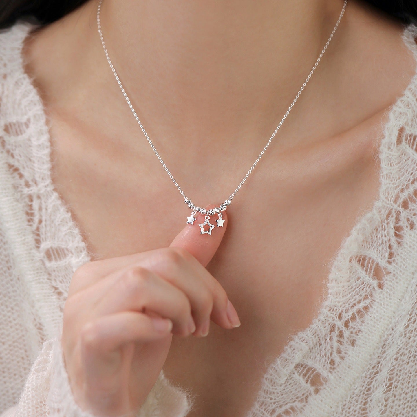 Luxury Disco Jumping Beads For High-grade Elegant Refined Grace Sweet Necklaces