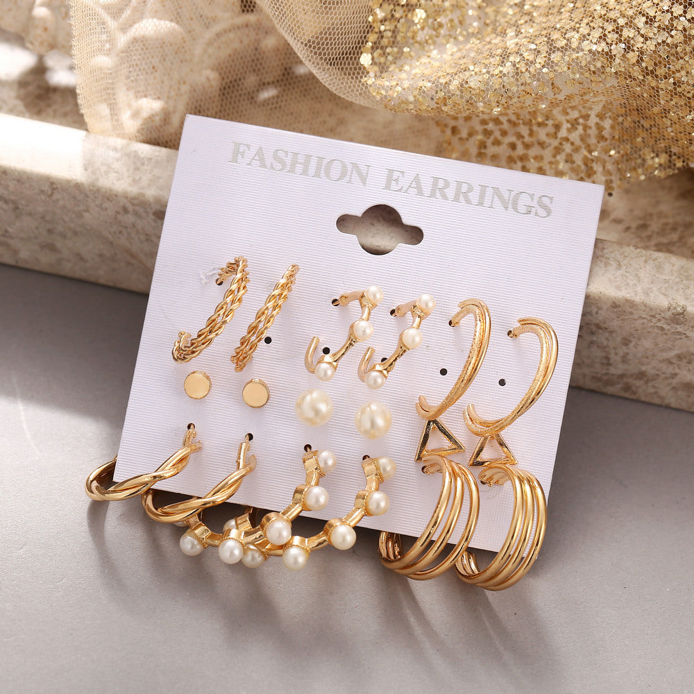 Model Shaped Card Pack Creative Suit Earrings