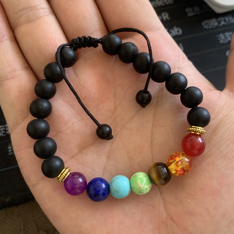 Jewelry Colorful Volcanic Rock Turquoise Tiger Eye Bracelets