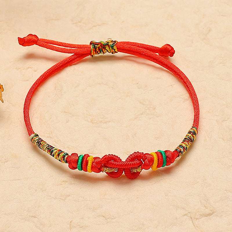 Dragon Boat Festival Colorful Rope Fortune Knot Truelove Bracelets