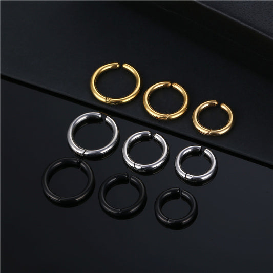 Women's & Men's Korean Style Titanium Steel Eardrop Clip Ear Buckle