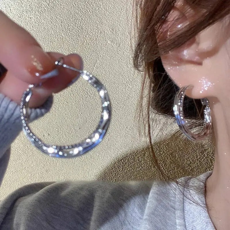 Women's Needle High-grade Super Flash Zircon Light Luxury Refined Grace Earrings