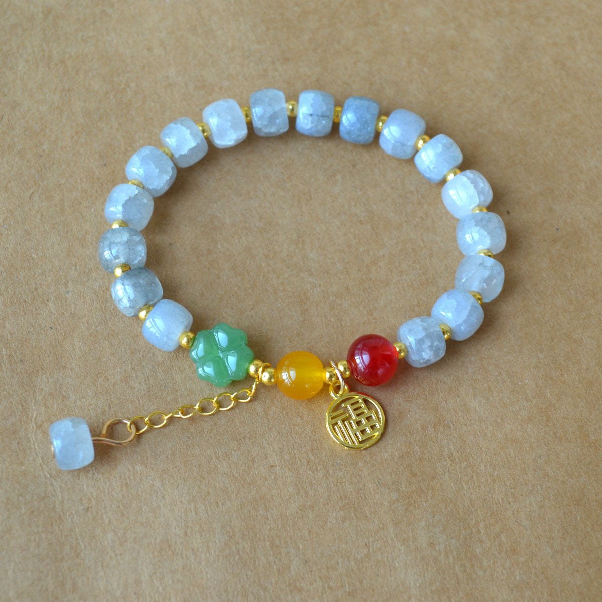 Imitation Jade Crystal Agate Female Sweet Bracelets