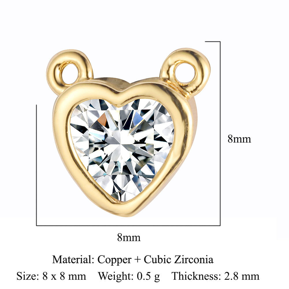 Cross Copper Zircon Devil's Eye Ornament Pendants