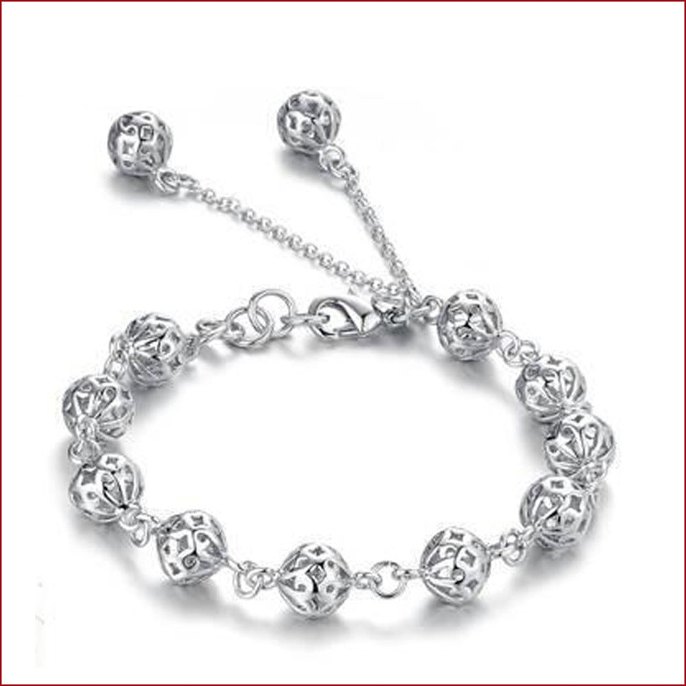 Korean Crystal Sier Plated Ornament Female Bracelets