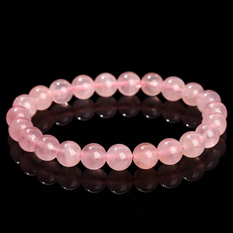 Women's Natural Jelly Horse Pink Crystal For Bracelets