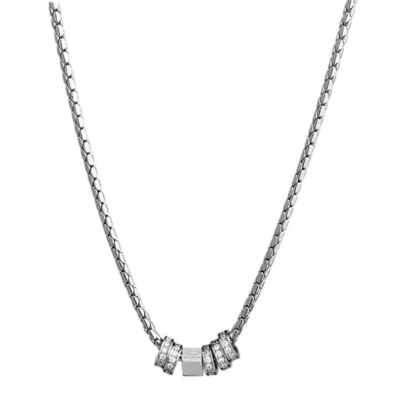 Women's & Men's Rhinestone Cold Style Light Luxury Minority Necklaces
