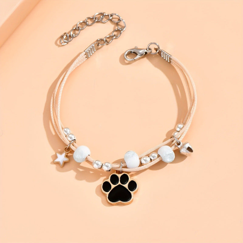 Cute Style Niche Fresh Couple Bead Necklace