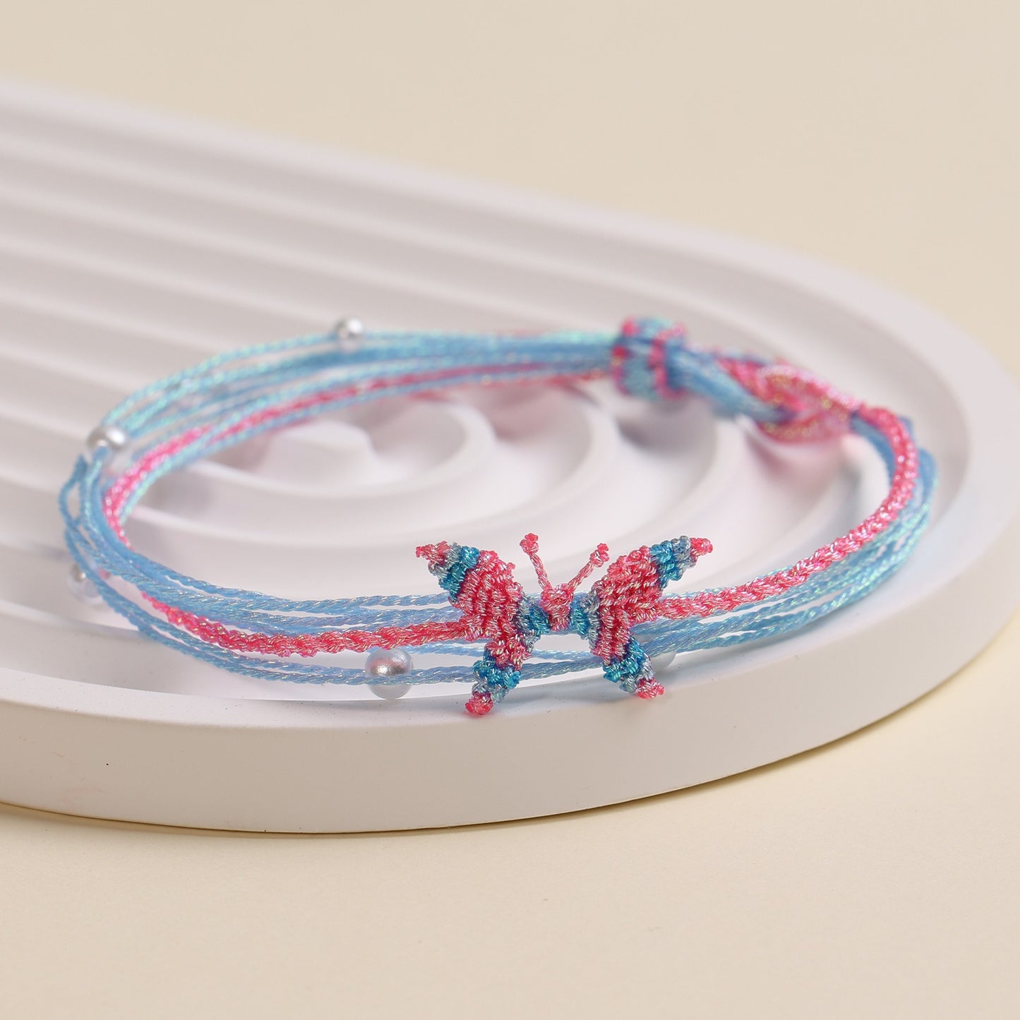 Dragon Boat Festival Colorful Rope Small Red Hand-woven Tiger Head Bracelet