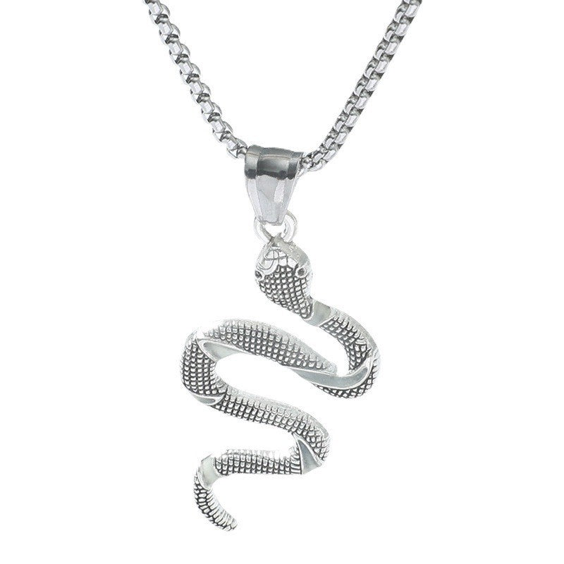 Personalized Fashion Snake Hip Hop Luminous Retro Pendants