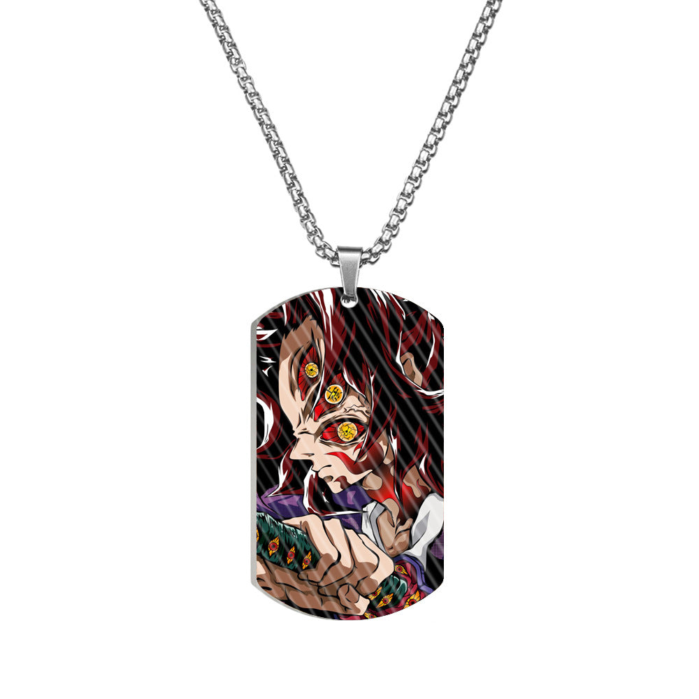 No Stainless Steel Color Printing Army Pendants