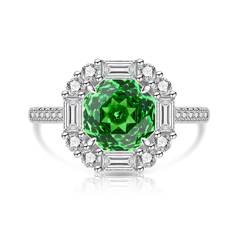 Female Gold Plated Fashion Luxury High Carbon Ring