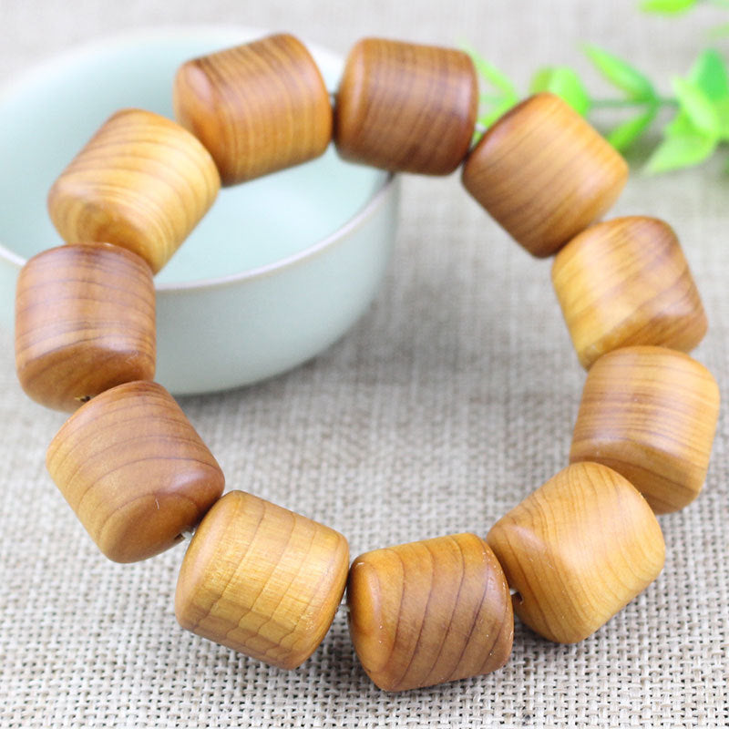 Women's & Men's Arborvitae Made Of Mature Material Scar Beads Bracelet