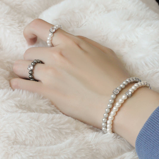 Sugar Zircon Pearl For High-grade Simple Fashion Chinese Bracelets