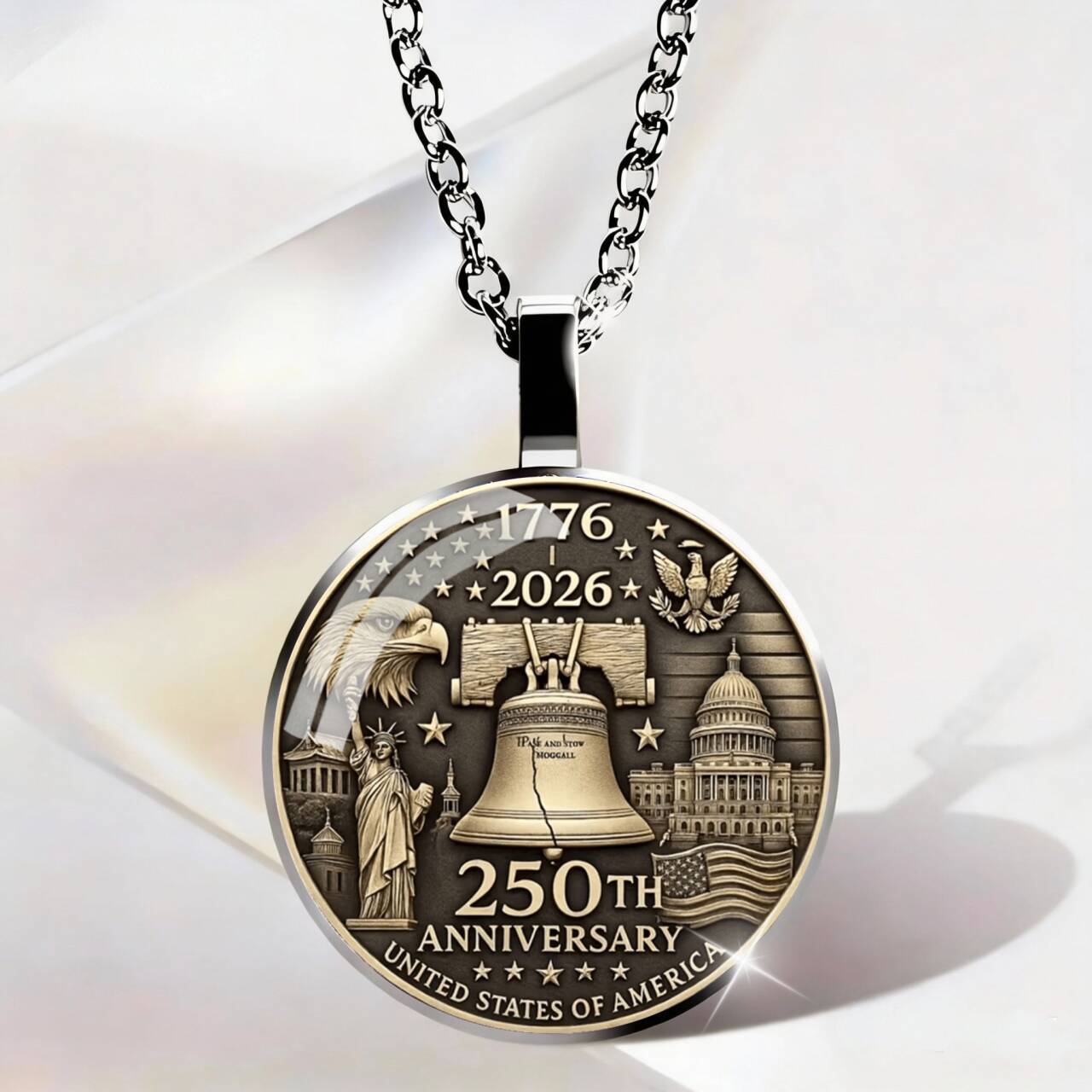 Exquisite Retro Weekly Design Time Stone Necklaces