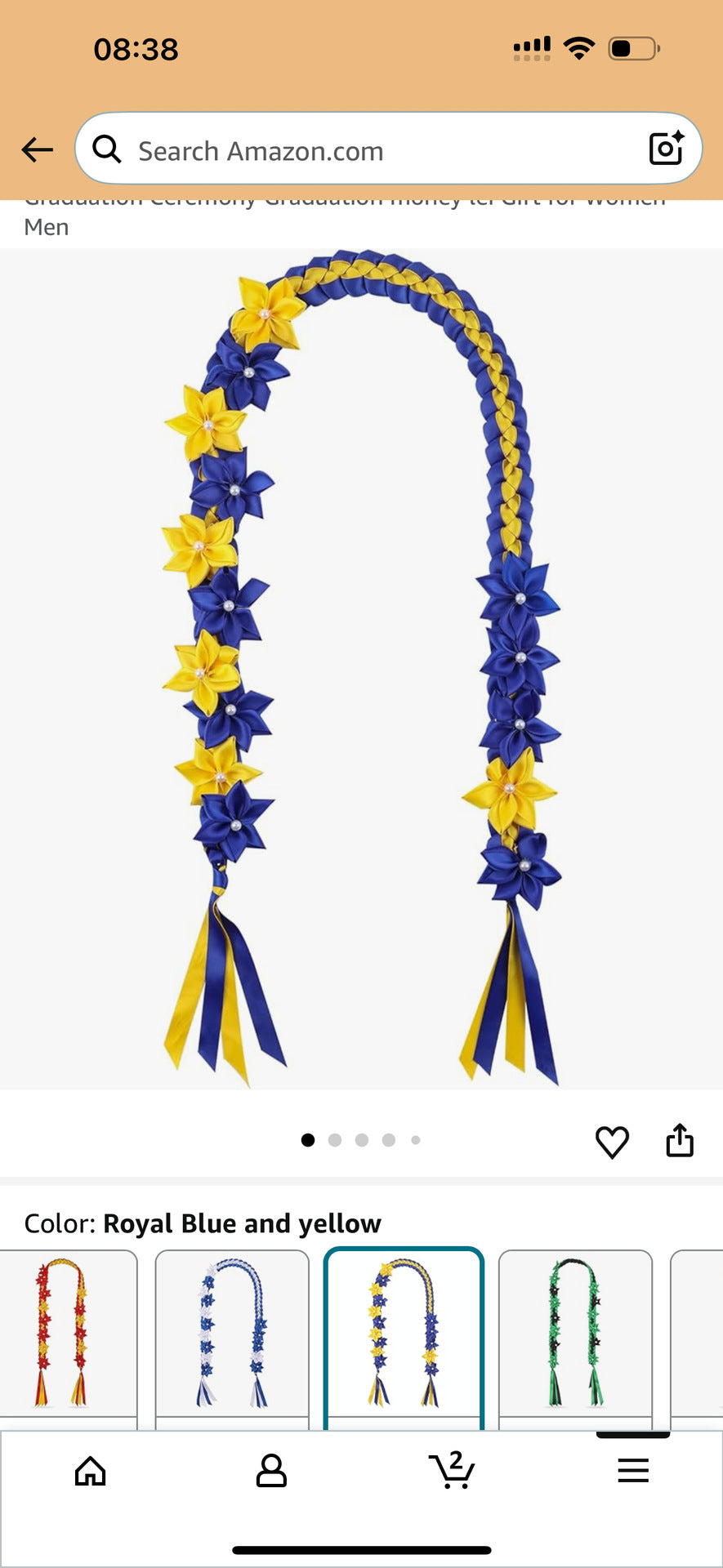 Ribbon Woven Collar Graduation Honor Two-color Ceremony Belts