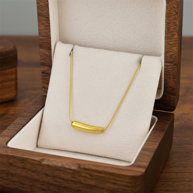 Titanium Steel Female Niche Simple Temperament Clavicle Pendants
