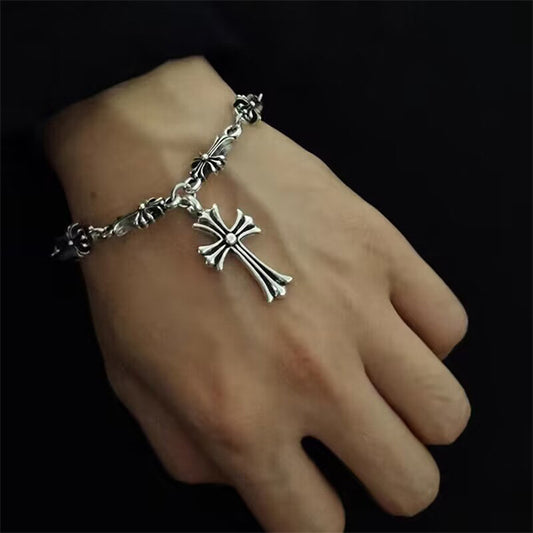 Women's & Men's American Cross Fashion Crowe Couple Retro Bracelets