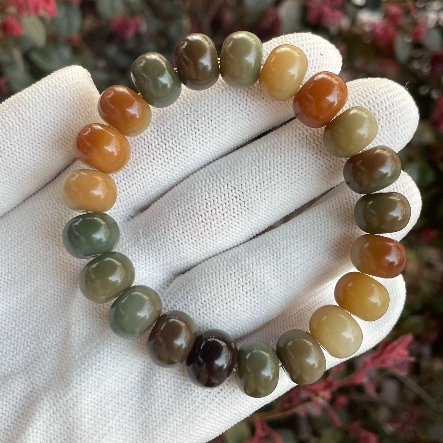 Bodhi Candy Color Single Circle Pliable Temperament High Throw Three Bracelets