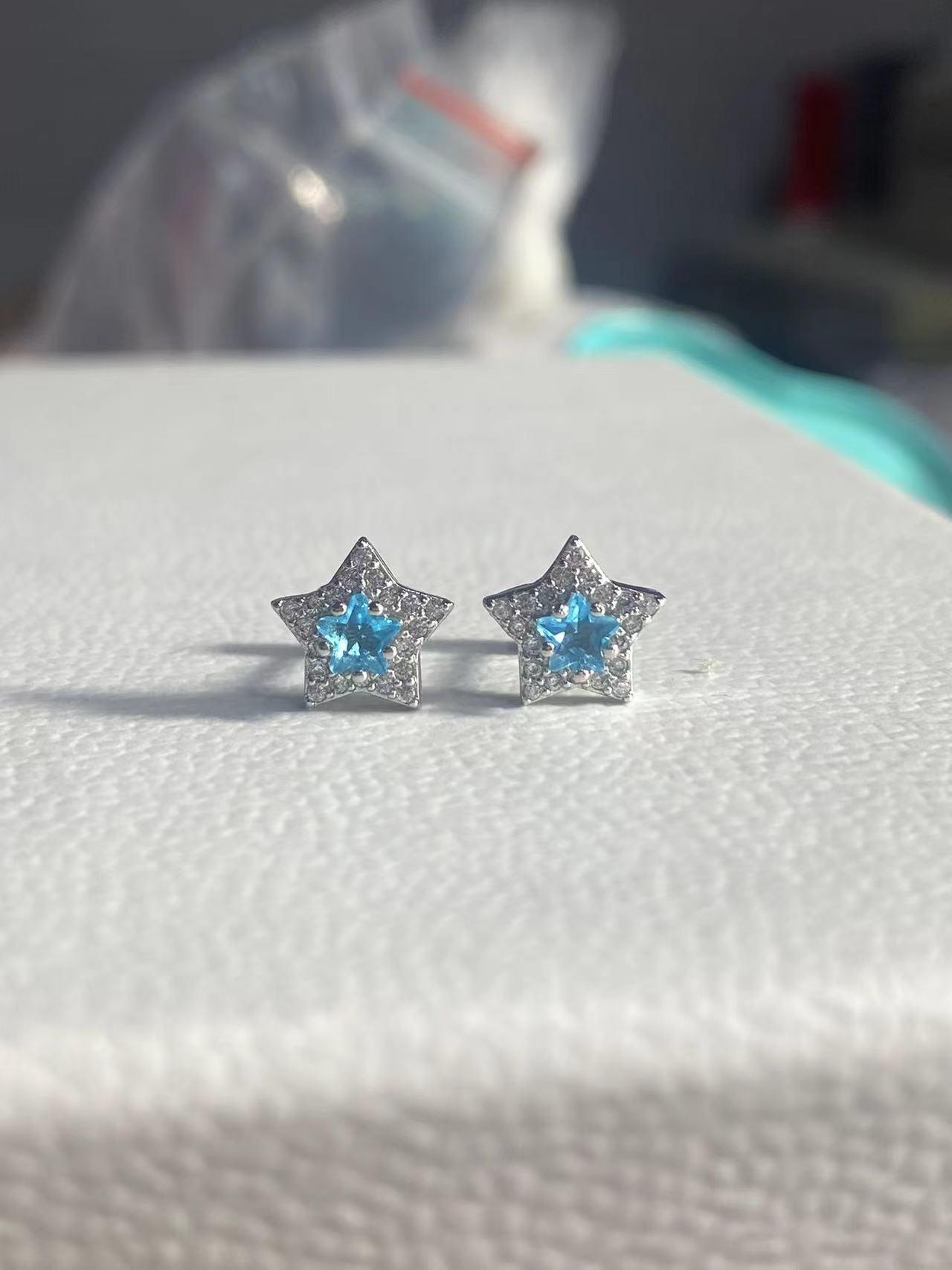 Titanium Steel Ear Bone Diamond Crystal Exquisite Affordable Luxury Stud Earrings