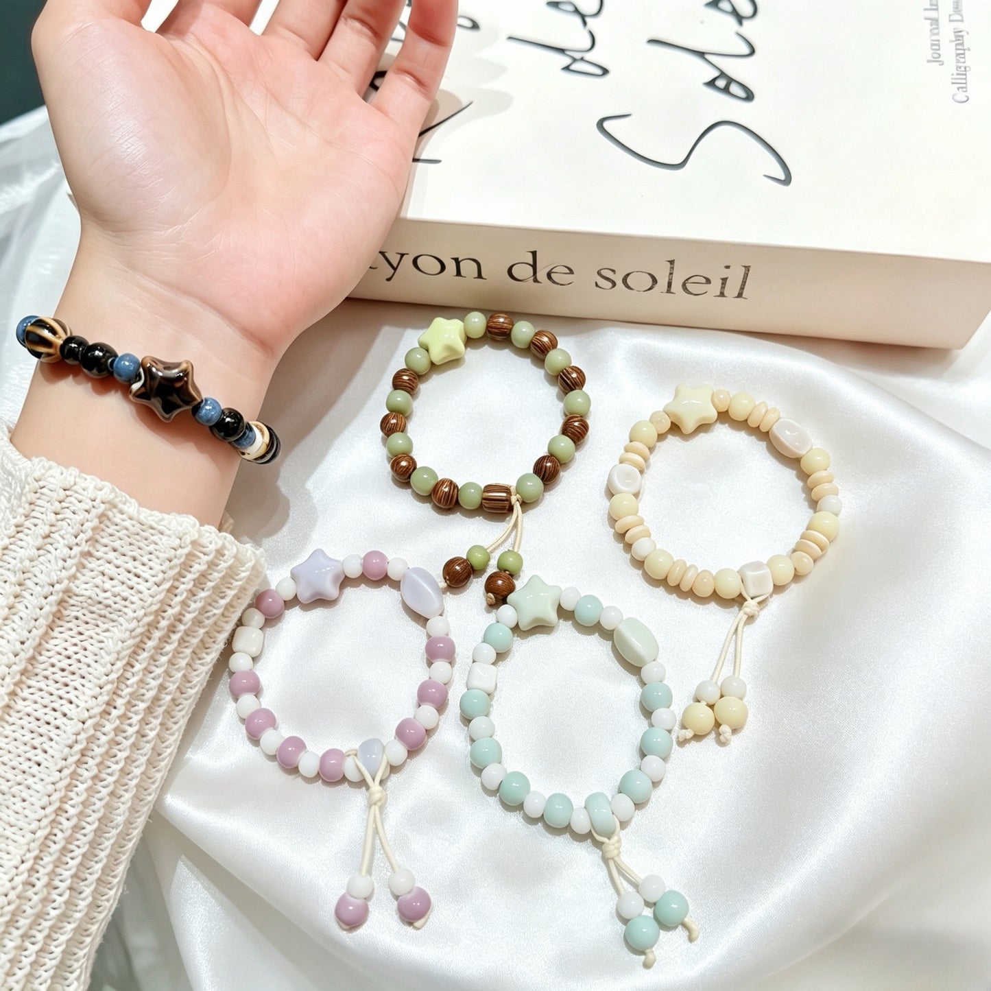 Ceramic Good-looking Beaded Girlfriends Gift Travel Bracelets